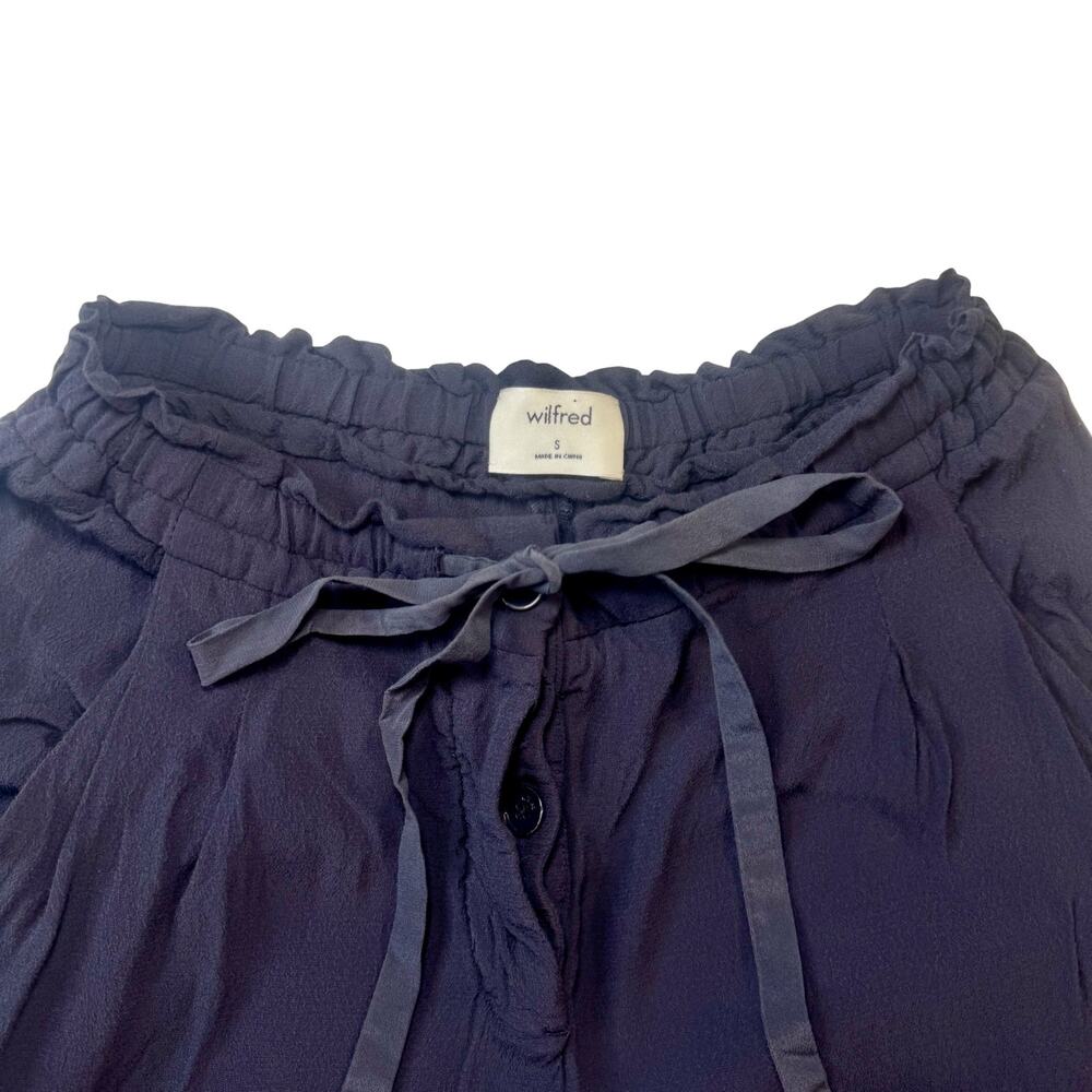 Wilfred Aritzia Marias Paper Bag Dark Gray Pants Women’s Small Quiet Luxury - Picture 8 of 16